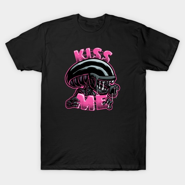 Kiss Me - Pink T-Shirt by Studio Mootant